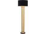 Casa Padrino Lampada Da Terra In Metallo Con Base In Marmo Color Ottone Antico / Nero Ø 55 X H. 188 Cm - Qualità