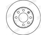 2X Disco Freno Jurid 562226JC Per Vw Lupo (6X1 6E1) Per Audi A2 (8Z0) 34 5Mm