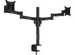 Multibrackets M Vesa Deskmount Officeline Dual 76,2 Cm (30") Black - Deskmount De Flat Screen Desktop Stand (2,5 Kg, 38,1 Cm (15""), 76,2 Cm (30""), 100 X 100 Mm, Regolazione Altezza De, Black)"