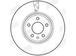 2X Disco Freno Jurid 562466JC Per Audi A4 Avant (8K5 B8) A5 Sportback (8TA)