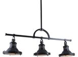 Casa Padrino Lampada A Sospensione Di Design Industriale Nera 79 Cm - Lampada Industriale In Metallo - Lampada Industriale - Luci Di Design Industriale