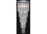 Casa Padrino Lampada Da Parete Led Barocca Argento 30 X 30 X H. 80 Cm - Lampada Da Parete In Stile Barocco - Nobile E Magnifica