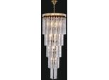 Casa Padrino Lampadario Barocco A Led Oro Ø 50 X H. 80 Cm - Magnifico Lampadario In Stile Barocco - Qualità