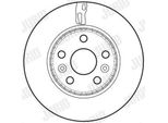 2X Disco Freno Jurid 562730JC Per Furgone MERCEDES-BENZ Citan (415)
