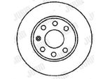 2X Disco Freno Jurid 561158JC Per Opel Corsa B Hatchback (S93) 41Mm 7 2Kg