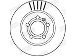 2X Disco Freno Jurid 562133JC Per Vw Golf Iv Hatchback (1J1) 36Mm 8 66Kg 256Mm