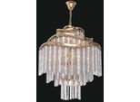 Casa Padrino Lampadario Barocco A Led Oro Ø 80 X H. 90 Cm - Magnifico Lampadario In Stile Barocco - Qualità