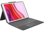 Logitech Combo Touch - Tastiera E Custodia Folio - Con Trackpad - Retroilluminata - Connettore Apple Smart - Qwertz - Svizzera - Grafite - Per Apple Ipad Da 10,2 Pollici (7A Generazione, 8A Generazione, 9A Generazione)