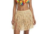 Gonna Hawaiana Accessorio Costume Beige - Taglia Unica