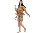 Costume Da Donna Hippie Anni '60 Con Cerchi Colorati - S