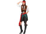 Wicked Pirata Signore Costume Bucaniere Più Dimensioni Colorate - Xs