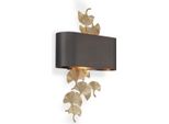 Casa Padrino Lampada Da Parete Di Design Color Oro / Bronzo 36 X 13,5 X H. 61 Cm - Hotel & Restaurant Wall Lamp - Qualità Lusso