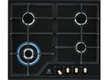 Electrolux EGS6436RK Nero Piano Cottura A Gas Integrato 4 Zone