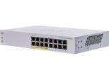 Cisco CBS110 Unmanaged L2 Gigabit Ethernet (10/100/1000) Power Over Ethernet (Poe) 1U šEdá