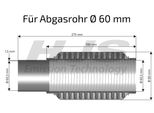 Hjs 83 00 8499 Sistema Di Scarico Con Tubo Flessibile Tubo Di Scarico