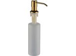 Dosatore Di Sapone Da Incasso, Dosatore Di Sapone Per Lavello, Dorato, 500 Ml, Dropp, Dosatore Di Detersivi