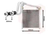 Van Wezel 58016700 Scambiatore Di Calore Radiatore Riscaldamento Interno Per Vw Golf Vi Variant (AJ5) Jetta Iv (162, 163, AV3, AV2)