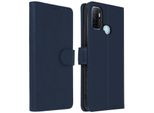 Avizar, Flip Cover Portafoglio, Custodia In Ecopelle Per Oppo A53 / A53S, Blu Scuro