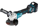 Smerigliatrice Angolare Makita 18V 125Mm 2 X 5.0Ah Li-Ion Senza Spazzole Makpac Case Dga518Rtju