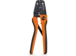 Pinza Crimpatrice Per Capicorda Non Isolati – Pinza Crimpatrice Professionale In Acciaio Temprato – Campo Di Crimpatura Awg 22–10 / 0,3–5,3 Mm² – Impugnatura Ergonomica In Gomma – Utensile Manuale Per Installazioni Elettriche – Unità Di Vendita: 1 Pezzo [10182]