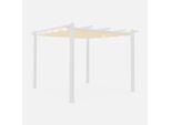 Telone Per Pergola Condate In Poliestere 3X3 M, Ecrù
