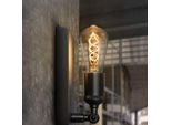 Zmh 3X Lampadina Edison E27 Led, 4W Lampadina Vintage Lampade Antiche Decorative, ST64 Lampadina A Filamento Bianco Caldo 2200K Ideale Per L'illuminazione Nostalgica E Retrò In Casa Bar Ristorante, Non Dimmerabile