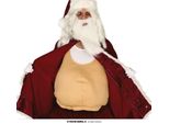 Manichino Pancia Di Babbo Natale Aggiunta Costume Festa Di Babbo Natale, Colore: Beige