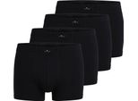 Tom Tailor Pantaloncini, 4 Pezzi - X-LASTIC, Boxer, Pantaloni, Cotone Elasticizzato Schwarz 2XL