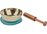 Singing Bowl Mini 7 X 4,2 Cm Acciaio/Legno Oro 3 Pezzi
