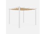 Telone Per Pergola Condate In Poliestere 3X3 M, Beige