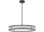 Casa Padrino Lampadario A Led Colore Bronzo/Bianco Ø 90 X H. 15 Cm - Lampadario Moderno Rotondo Dimmerabile - Qualità