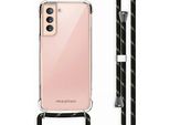 Imoshion Custodia Protettiva Samsung Galaxy S21 Con Cinturino Retro Con Catena Custodia Per Cellulare Per Samsung Galaxy S21 - Trasparente