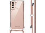 Imoshion Custodia Protettiva Samsung Galaxy S21 Con Cinturino Retro Con Catena Custodia Per Cellulare Per Samsung Galaxy S21 - Trasparente