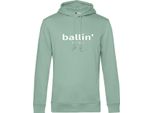 Felpa Con Cappuccio Ballin Est. 2013 Basic Grun - Grande Xxl