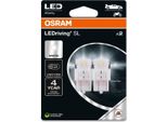 Osram Ledriving Sl W21/5W Bianco Freddo 6000K 12V Due Pezzi In Una Confezione