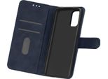 Avizar, Flip Cover Portafoglio, Custodia In Ecopelle Per Oppo Find X3 Lite, Blu Scuro