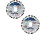Disco Diamantato Bosch Pro Multi Material X-LOCK 125 X 22,23 Mm 2 Pz. ( 2X 2608615166 )
