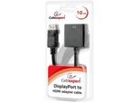 Gembird Gembird AB-DPM-HDMIF-002 Adattatore Cavo Video 0,1 M Displayport Hdmi Nero