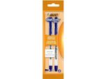 Bic Gel-Ocity Blue - Penne Gel 2 Pezzi, Penna Sottile 0,5 Mm