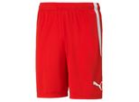 Puma Calcio Squadraliga Pantaloncini Uomo Rosso Bianco Taglia Xxxl