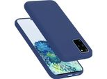 Cadorabo Custodia Protettiva Per Samsung Galaxy S20 Plus Custodia In Blu Telefono Cellulare Custodia Cover Tpu Etui