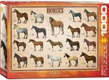 Puzzle Da 1000 Pezzi Razze Equine Del Mondo