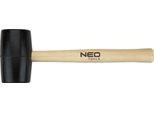 Martello In Gomma 58 Mm 450G Manico In Legno Neo