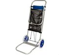 Active Carrello Porta Sedie Da Spiaggia 52X37X105 Cm Blu, Grigio Blu, Grigio Taglia Unica
