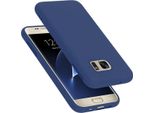 Cadorabo Custodia Protettiva Per Samsung Galaxy S7 Custodia In Blu Telefono Cellulare Custodia Cover Tpu Etui