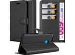 Cadorabo Custodia Per Oppo A12 Custodia Protettiva In Nero Per Cellulare Custodia Cover Chiusura Magnetica
