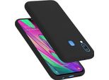 Cadorabo Custodia Protettiva Per Samsung Galaxy A40 Custodia In Nero Telefono Cellulare Case Cover Tpu Etui