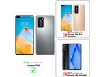 Cadorabo Copertura Protettiva Per Huawei P40 Caso In Rosso Telefono Cellulare Case Cover Tpu Etui