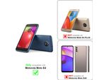 Cadorabo Custodia Per Motorola Moto E4 Custodia Protettiva In Nero Custodia Per Cellulare Custodia In Silicone Tpu Cover