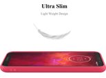Cadorabo Custodia Per Motorola Moto Z3 Play Custodia Protettiva In Rosso Custodia Per Cellulare Custodia In Silicone Tpu Cover